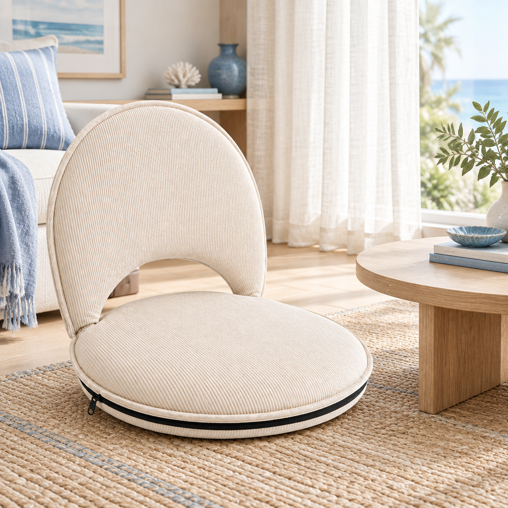 Fauteuil dans un salon de style côtier