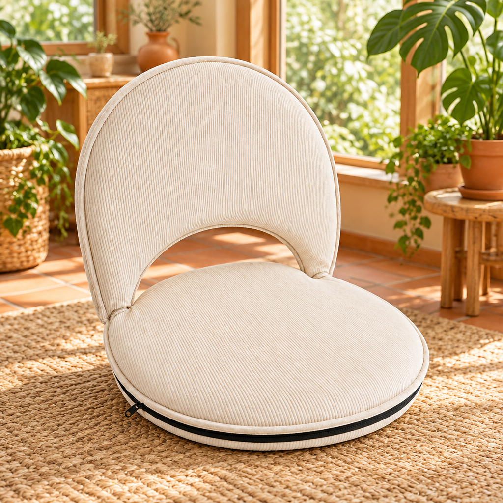 Fauteuil dans une véranda végétalisée