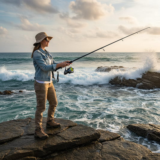 Femme bord de mer