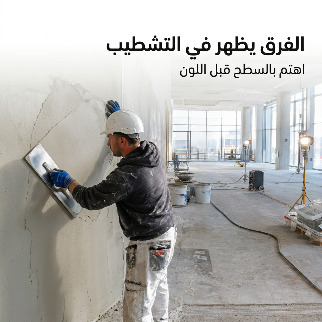 الفرق يظهر في التشطيب