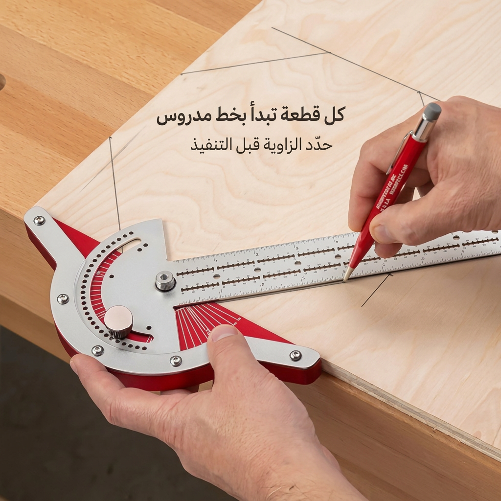 كل قطعة تبدأ بخط مدروس
