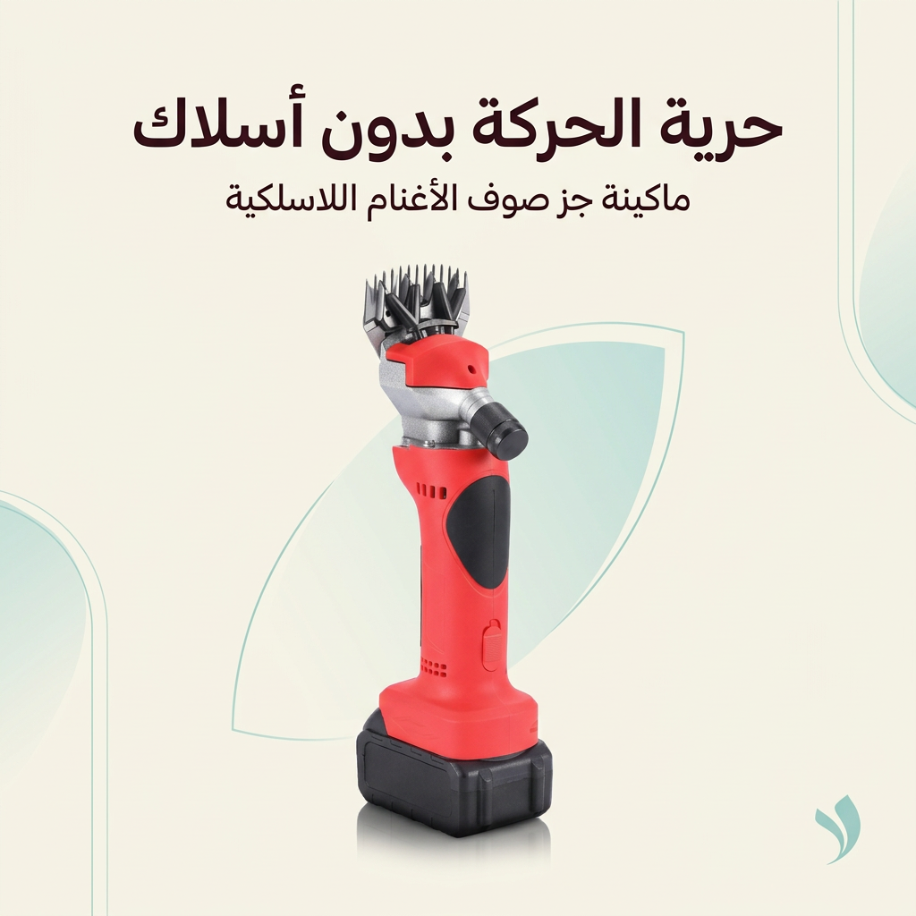 ماكينة جز صوف الأغنام اللاسلكية - حرية الحركة بدون أسلاك