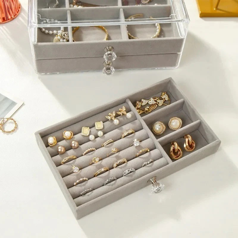 Coffret de Rangement de Bijoux Multifonctionnel