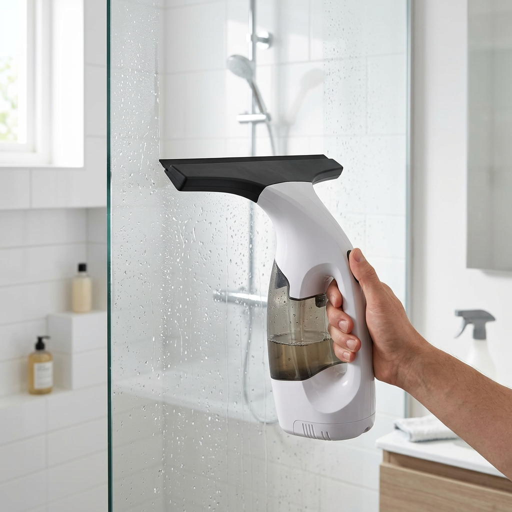 Nettoyage d’une paroi de douche