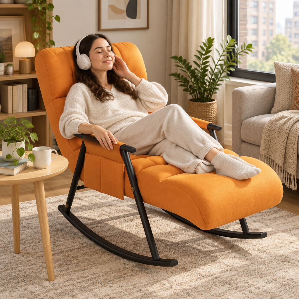 Pause musique sur le fauteuil