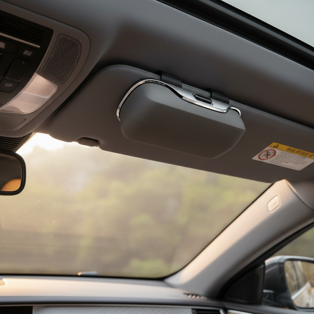 Porte-lunettes vue overhead