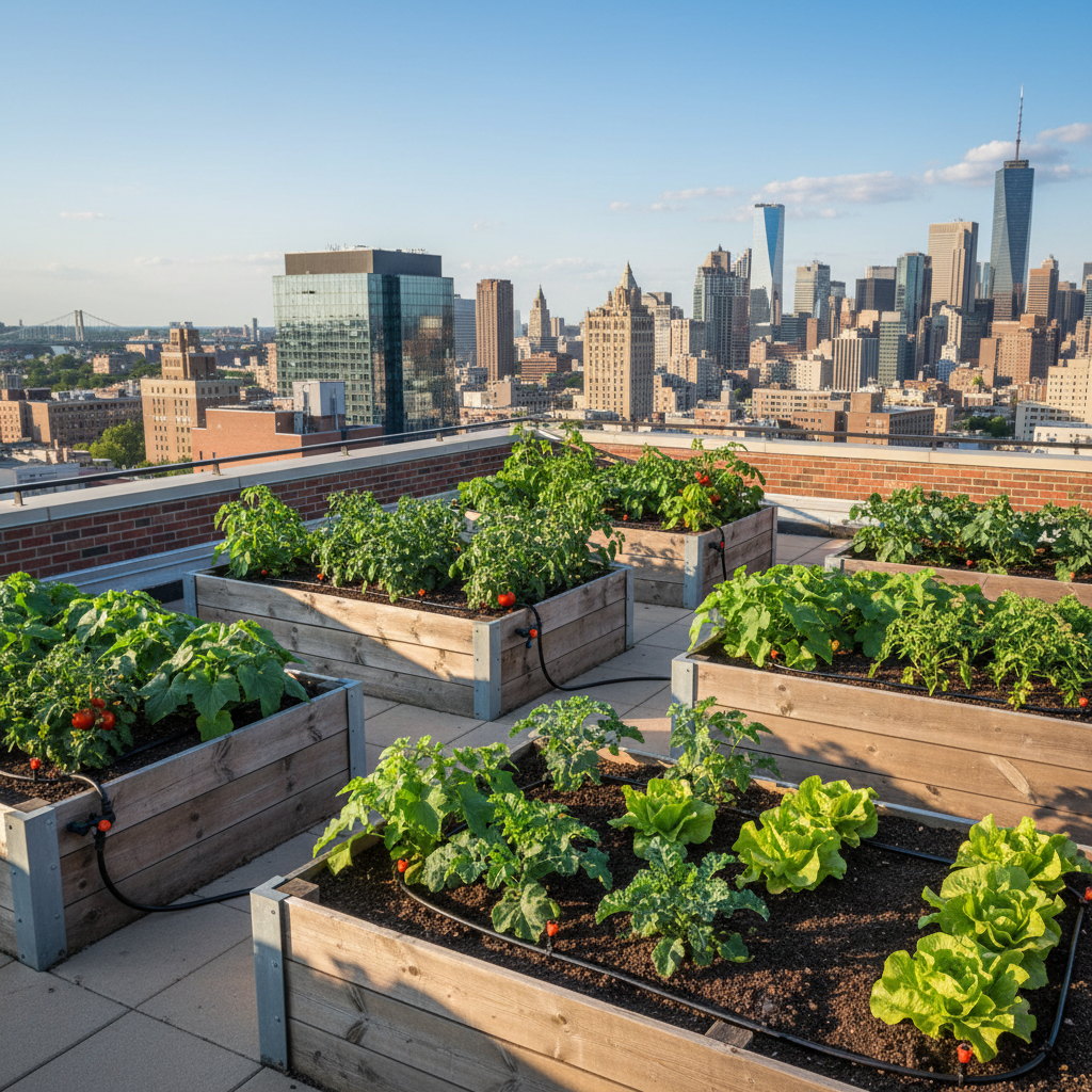 Rooftop potager