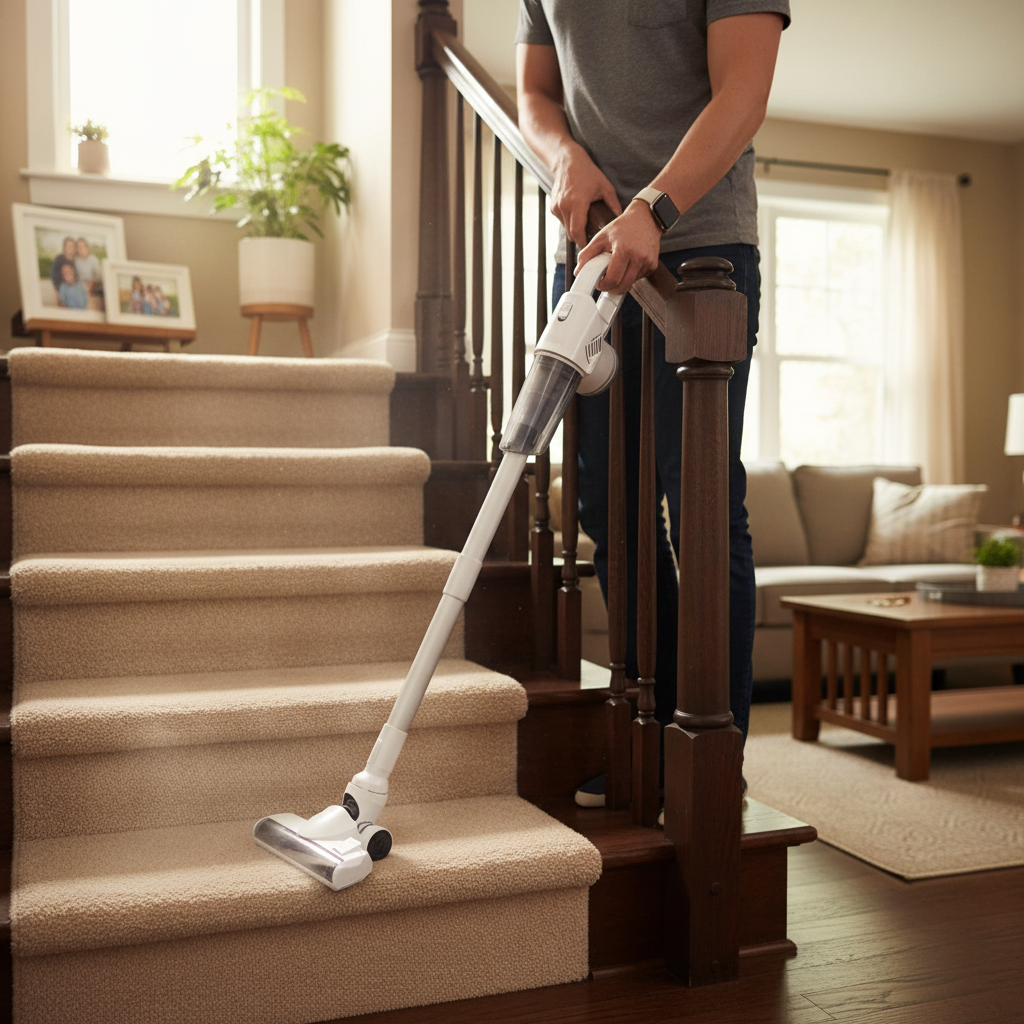 Stairs cleaning