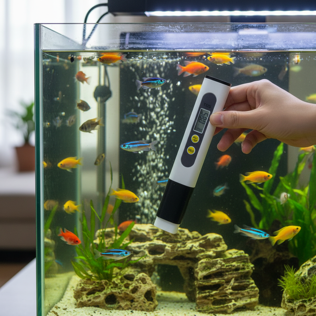 TDS meter aquarium