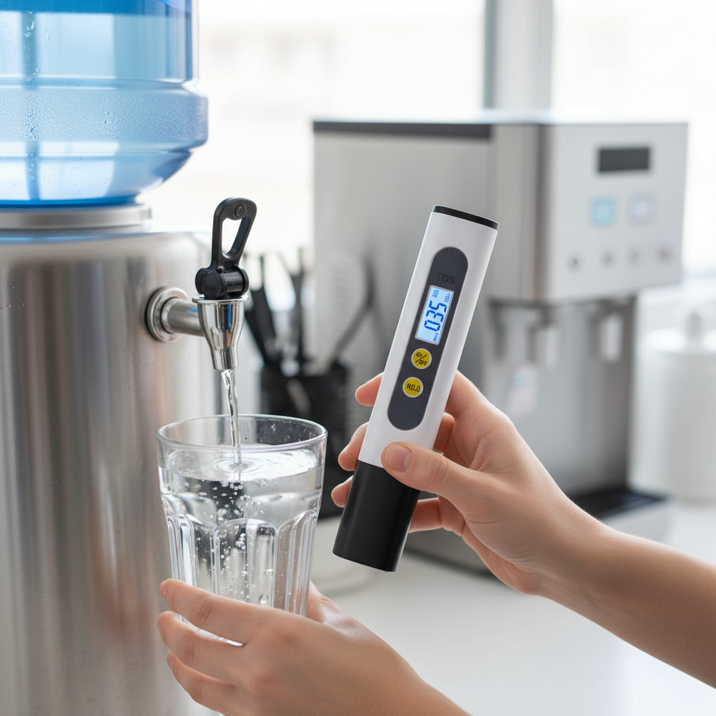 TDS meter bonbonne
