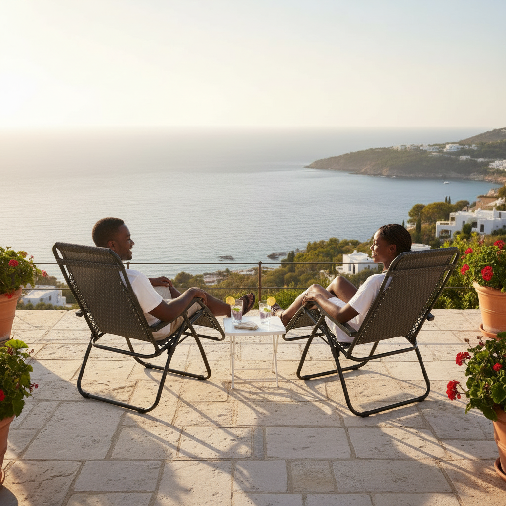 Terrasse mer