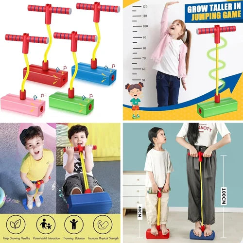 Un pogo stick / jouet sauteur pour enfants